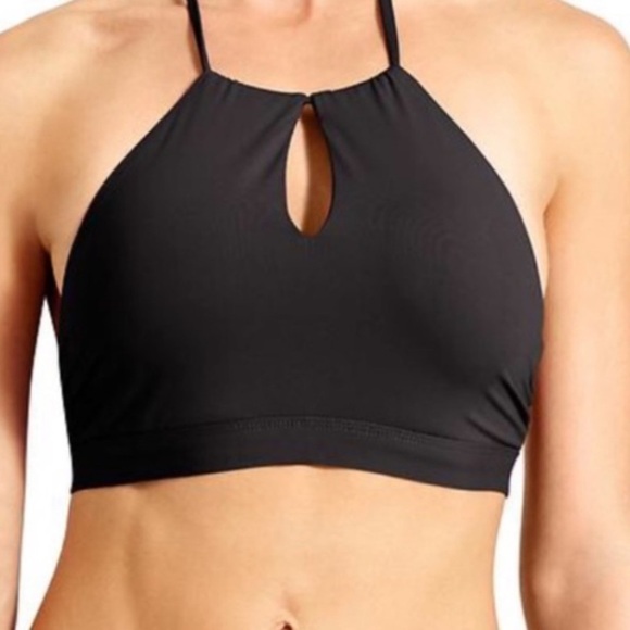 Athleta Bundle High Neck KeyHole Strappy Bikini Top & 2 Athleta Bikini Bottoms - Picture 2 of 16